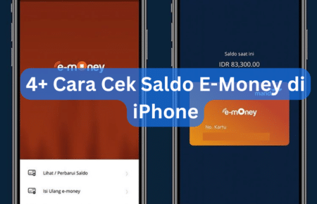 4+ Cara Cek Saldo E-Money di iPhone