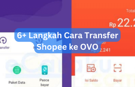 6+ Langkah Cara Transfer Shopee ke OVO