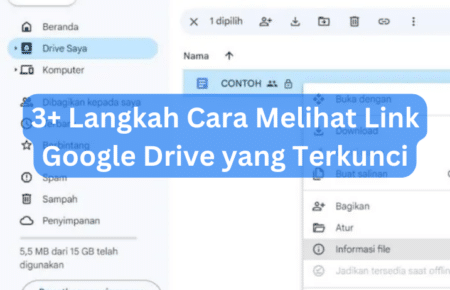 3+ Langkah Cara Melihat Link Google Drive yang Terkunci